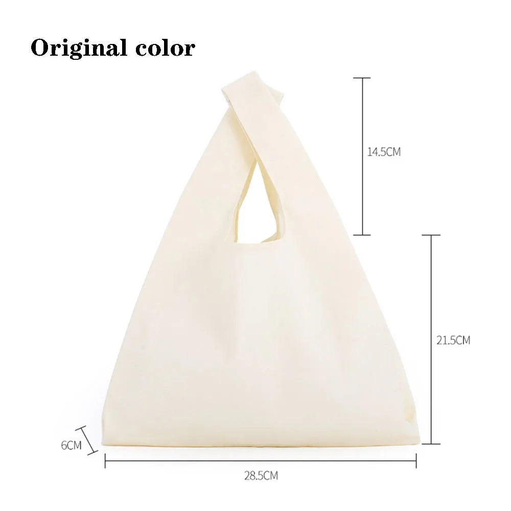 Sac en toile sac de rangement sac de courses respectueux de l'environnement sac pliable sac de poche pliable fourre-tout portatif sacs à bandoulière sac de courses alimentaire