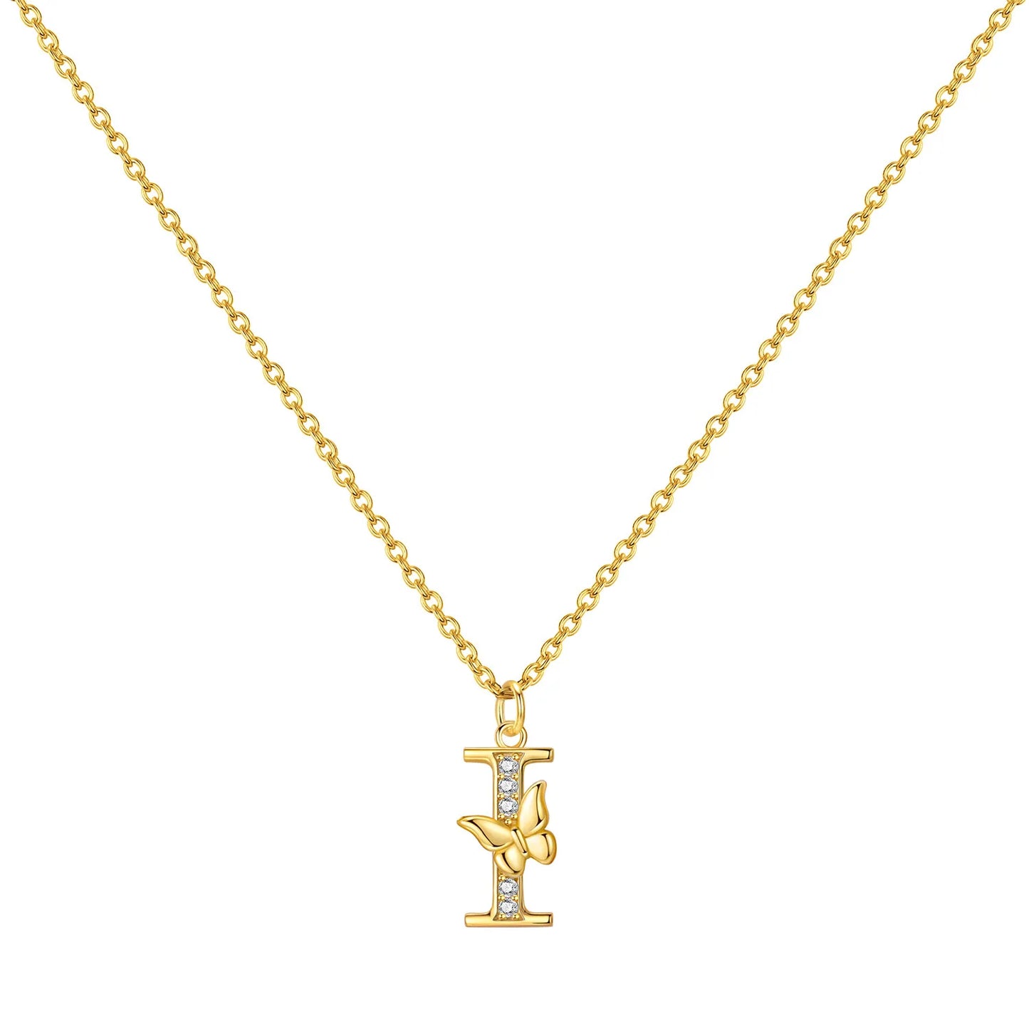 PANPOKI 925 Sterling Silver 18K Gold Heart-shaped Lock Key Necklace Pendant Necklace for Women Birthday Gifts Wedding Jewelry