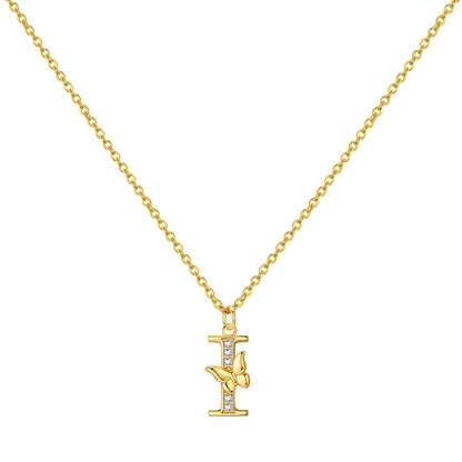 PANPOKI 925 Sterling Silver 18K Gold Heart-shaped Lock Key Necklace Pendant Necklace for Women Birthday Gifts Wedding Jewelry