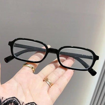 Luxury Women Printed Presbyopia Glasses Fashion Square Small Frame Reading Glasses Ultra Light Anti-blue Light Farsightedness