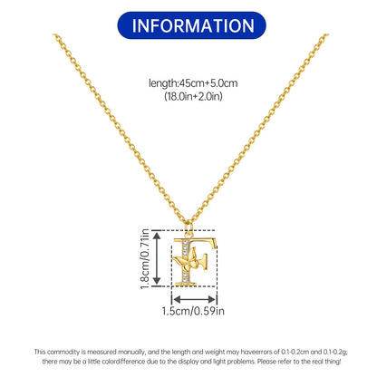 PANPOKI 925 Sterling Silver 18K Gold Heart-shaped Lock Key Necklace Pendant Necklace for Women Birthday Gifts Wedding Jewelry
