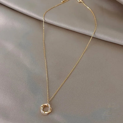 Fashion Cross Rotating 925 Sterling Silver Pendant Chain 14k Gold Plated Necklace Gold Necklace for Women Fine Jewelry