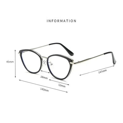 2025 Fashion Cat Eye Photochromic Myopia Glasses for Women Outdoor Color Changing UV Protection Sunglasses Near Sight Eyeglasses
