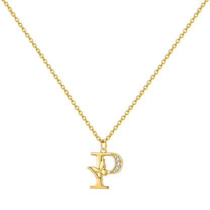 PANPOKI 925 Sterling Silver 18K Gold Heart-shaped Lock Key Necklace Pendant Necklace for Women Birthday Gifts Wedding Jewelry