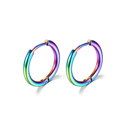 1 Par Aretes de Aro de Acero Inoxidable para Mujer y Hombre Color Oro Pequeños Aretes Joyería de Niña Pendientes Mujer Aretes Perforación de Cartílago