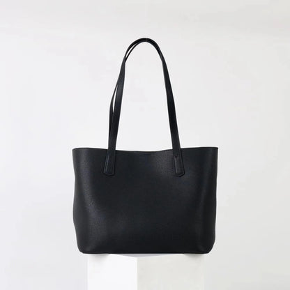 Hot Sale Classic All-match Minimalist Business Style Large Women Tote Bag A4 Laptop Cowhide Leather Female Underarm Handbag