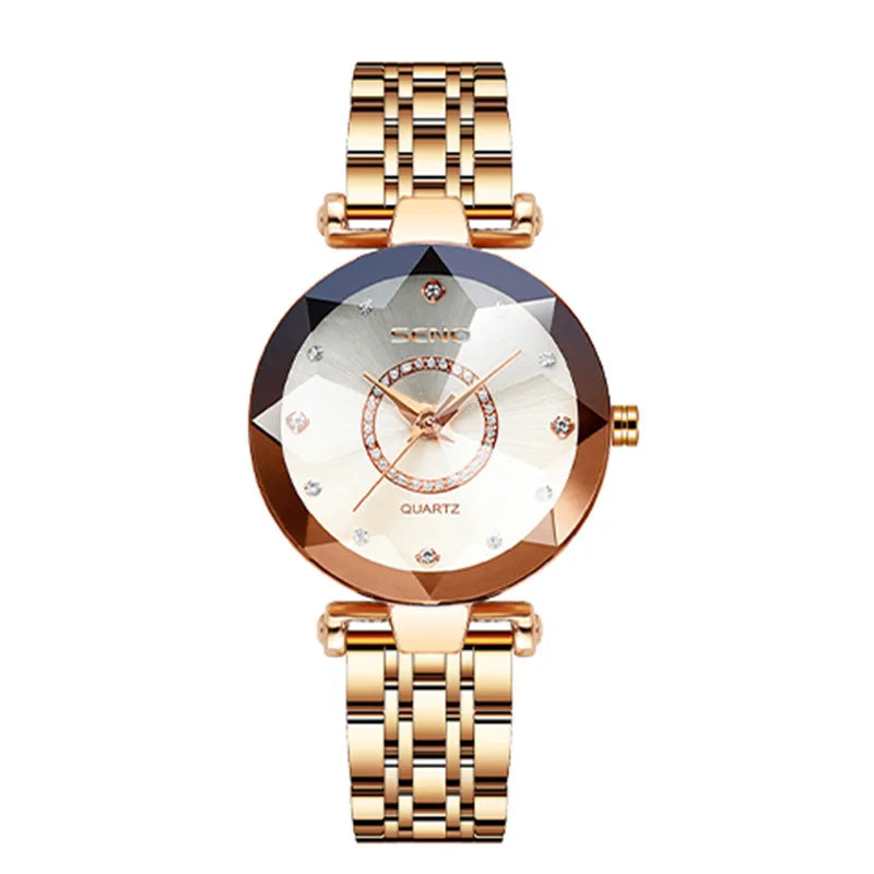 UTHAI CQ244 Waterproof Women watch Ocean Heart Diamond studded Quartz Watch Light Luxury Clock Gift,watches for woman