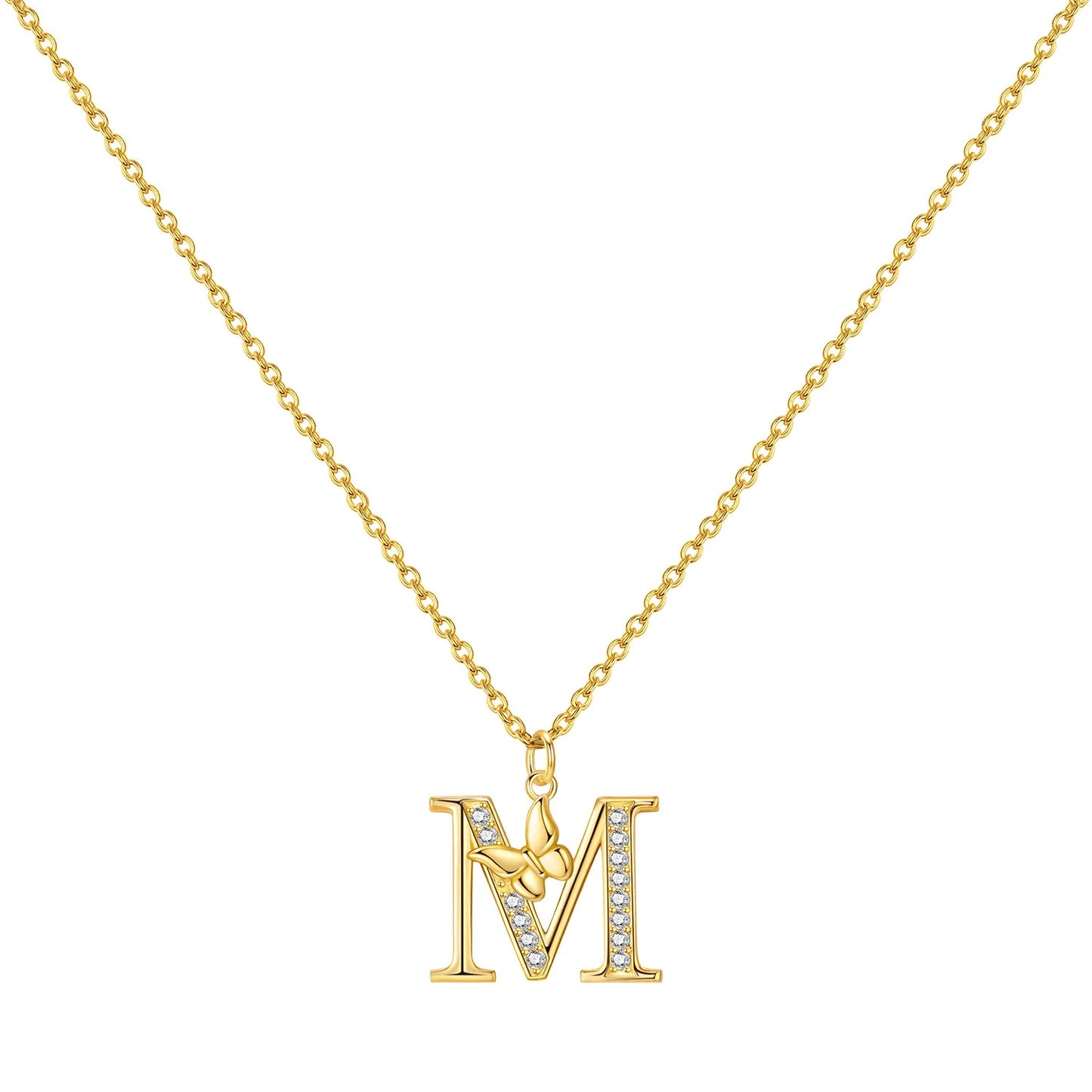 PANPOKI 925 Sterling Silver 18K Gold Heart-shaped Lock Key Necklace Pendant Necklace for Women Birthday Gifts Wedding Jewelry