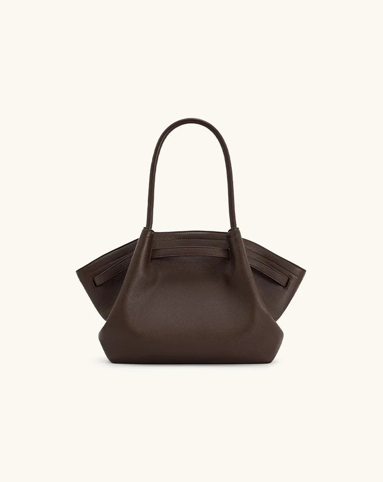 Women's Dumpling Bag Large Capacity Tote Bag Casual Shoulder Handbag 2026 New Fashion Solid Color Top-handle Bag for Work Travel