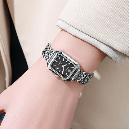 UTHAI Brand New Women Watch Light Luxury Brand Stainless Steel Ladies Business Watches Female Student Fashion Quartz Wristwatch