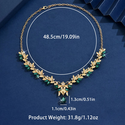 High end, stylish flower design necklace and jewelry suitable for dates, parties, and Mother's Day gifts for mothers