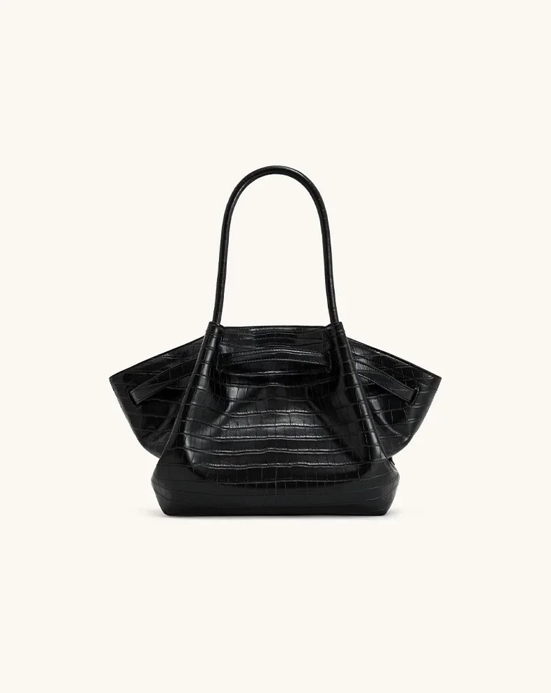 Women's Dumpling Bag Large Capacity Tote Bag Casual Shoulder Handbag 2026 New Fashion Solid Color Top-handle Bag for Work Travel