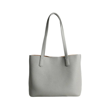 Hot Sale Classic All-match Minimalist Business Style Large Women Tote Bag A4 Laptop Cowhide Leather Female Underarm Handbag